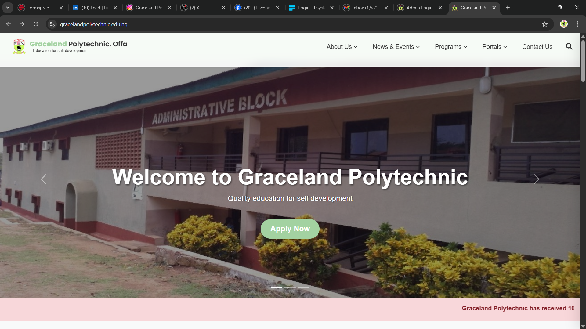 School Management Portal